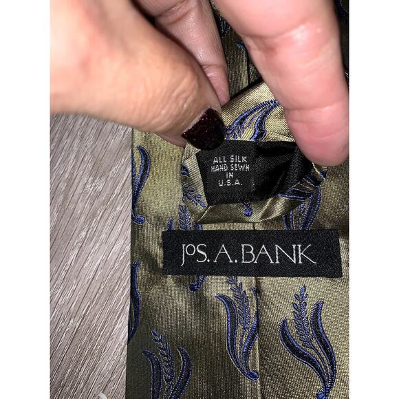 Jos. A. Bank Vintage Silk Necktie Set of 5 Multicolor Geometric Men's Ties - Picture 5 of 13